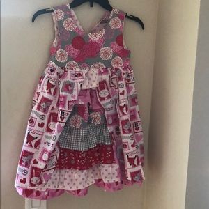 Pink Vday dress size 7